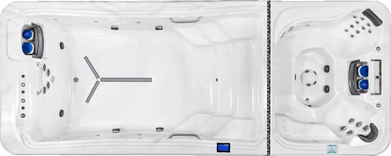 DT-19 Pool and Spa Top View Fitness Pool By Tidal Fit Swim Spas