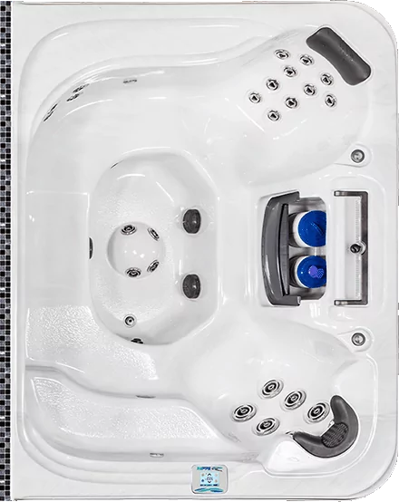 DT-19 Spa Side for DT-19 Top View Fitness Pool By Tidal Fit Swim Spas