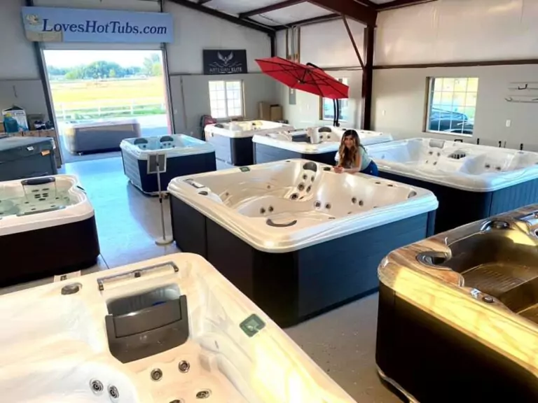 Love's Hot Tub's showroom