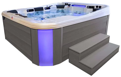 Top-10-Best-Hot-Tub-Accessories-2024-Steps - Love's Hot Tubs A hot tub with stairs