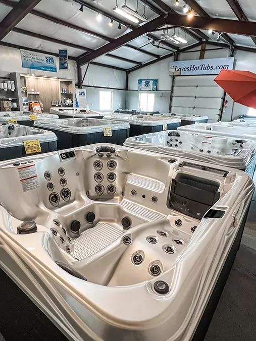 Loves-Hot-Tubs-Show-Room-1 - Love's Hot Tubs Loves Hot Tubs Show Room