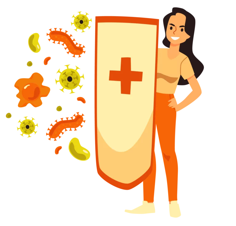 The Top 3 Amazing Health Benefits -Reduced Risk of Illness - Love's Hot Tubs A woman blocking germs