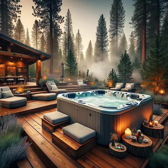 The-Top-3-Amazing-Health-Benefits-of-a-Hot-Tub-You-Need-to-Know-Practical-Tips-for-Maximizing-Hot-Tub-Benefit - Love's Hot Tubs A Hot Tub in a Backyard in Idaho