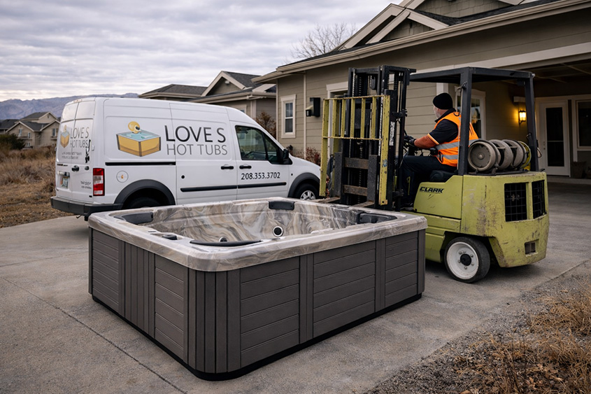 Delivery timing- what affects how fast you can get your hot tub
