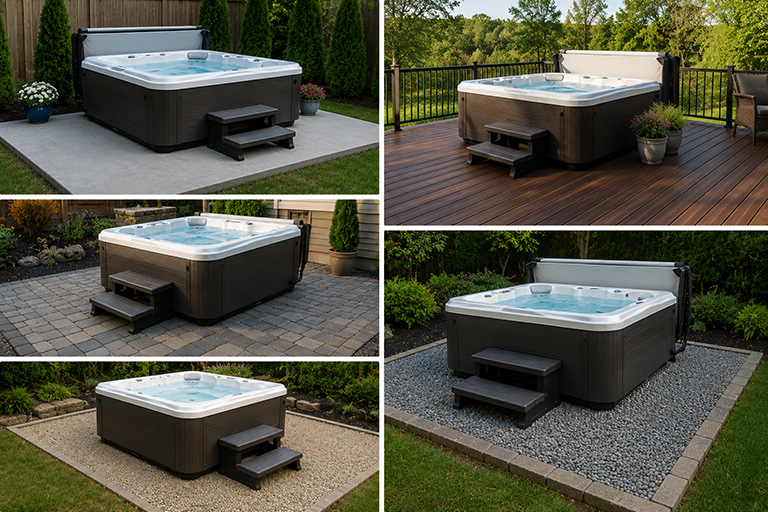 What Is the Best Foundation for a Hot Tub? Concrete Pad, Deck, and Other Options